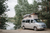 A VW T4 California Campervan called Wanderer and for hire 