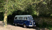 A VW T2 Classic Campervan called The-Wanderer and for hire in Hackney, London