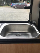 A VW T2 Brazilian Campervan called Roobarb and Sink for hire in Malpas, Cheshire
