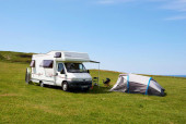 A OverCab Motorhome called Maybelle and Bude with sister for hire in teignmouth, Devon