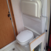 A Mercedes Sprinter Campervan called Luna and for hire in Stockport, Greater Manchester
