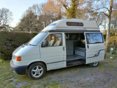 A VW T4 Campervan called Reginald and for hire in Ferndown, Dorset