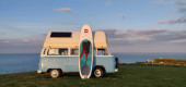 A VW T2 Classic Campervan called Sandy and for hire in Bristol, Somerset