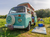 A VW T2 Classic Campervan called sallymay and for hire in Kent, Kent
