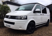 A VW T5 Campervan called Bertram and for hire in North Tawton, Devon
