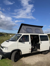 A VW T4 Campervan called Panda and for hire in , Highland