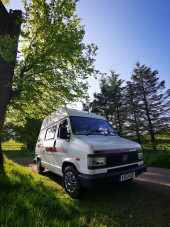 A Fiat Campervan called Isla and for hire in edinburgh, Edinburgh