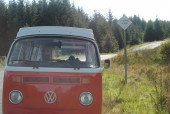 A VW T2 Classic Campervan called Ruby and for hire in Johnstone, Renfrewshire