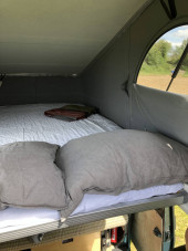 A VW T5 Campervan called Bubba and Sleeping upstairs for hire in Surrey, Surrey