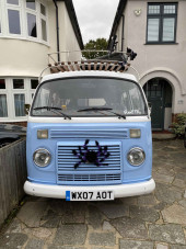 A VW T2 Brazilian Campervan called Bella and for hire in Surbiton, Surrey