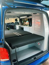 A VW T6 Campervan called Georgie-Best and for hire in Haverfordwest, Pembrokeshire