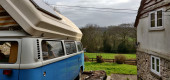 A VW T2 Classic Campervan called Sandy and Solar panel for hire in Bristol, Somerset