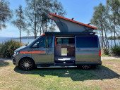 A VW T6 Campervan called t-notty and for hire 