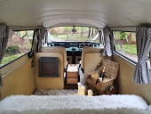 A VW T2 Classic Campervan called Betty-0921 and for hire 