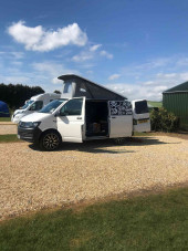 A VW T6 Campervan called Stubbs-the-V-Dub and for hire 