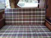 Double Seating at rear which collapses into rock 'n' roll bed