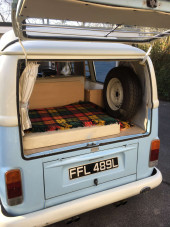 A VW T2 Classic Campervan called The-Duchess and for hire in , Lincolnshire