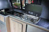 A VW T5 Campervan called Wolfie and for hire in Derbyshire, Derbyshire