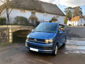 A VW T6 Campervan called Indie and for hire in Exeter , Devon