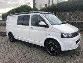 A VW T5 Campervan called Polar-Bear-1021 and for hire in GB-SCT, Edinburgh