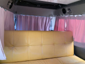 A VW T2 Brazilian Campervan called Roobarb and Back seat before bedtime for hire in Malpas, Cheshire