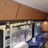 A Mercedes Sprinter Campervan called Luna and for hire in Stockport, Greater Manchester