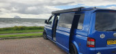 A VW T5 Campervan called Herve and Herve for hire in gifford, East Lothian