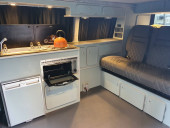 A VW T6 Campervan called Galaxy and Kitchen & living ardea for hire in Bromsgrove, Worcestershire