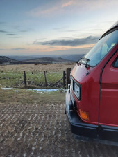 A VW T3 Campervan called Cherry and for hire in Sheffield, South Yorkshire