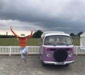 A VW T2 Brazilian Campervan called Roobarb and Roobarb & India for hire in Malpas, Cheshire