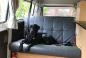 A VW T2 Brazilian Campervan called Buffy and for hire in Lechlade, Gloucestershire