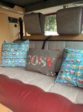 A VW T5 Campervan called Red-Rosie and for hire in Stanford Le Hope, Essex