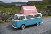 Lola with her roof up